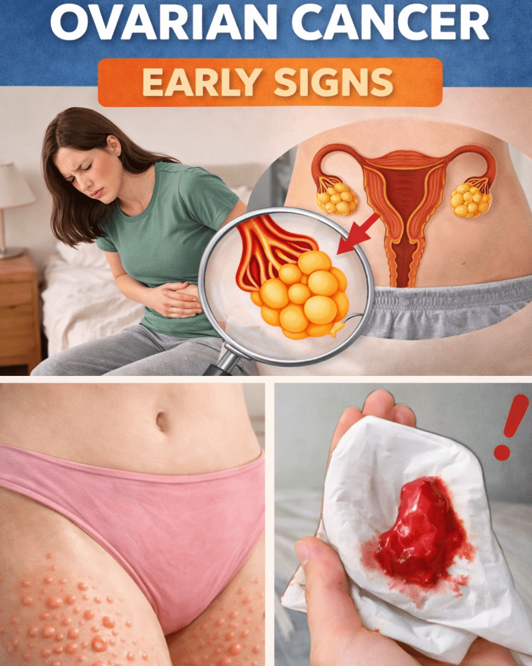 8 signes du cancer de l’ovaire que chaque femme devrait surveiller et ce que vous pouvez faire à leur sujet