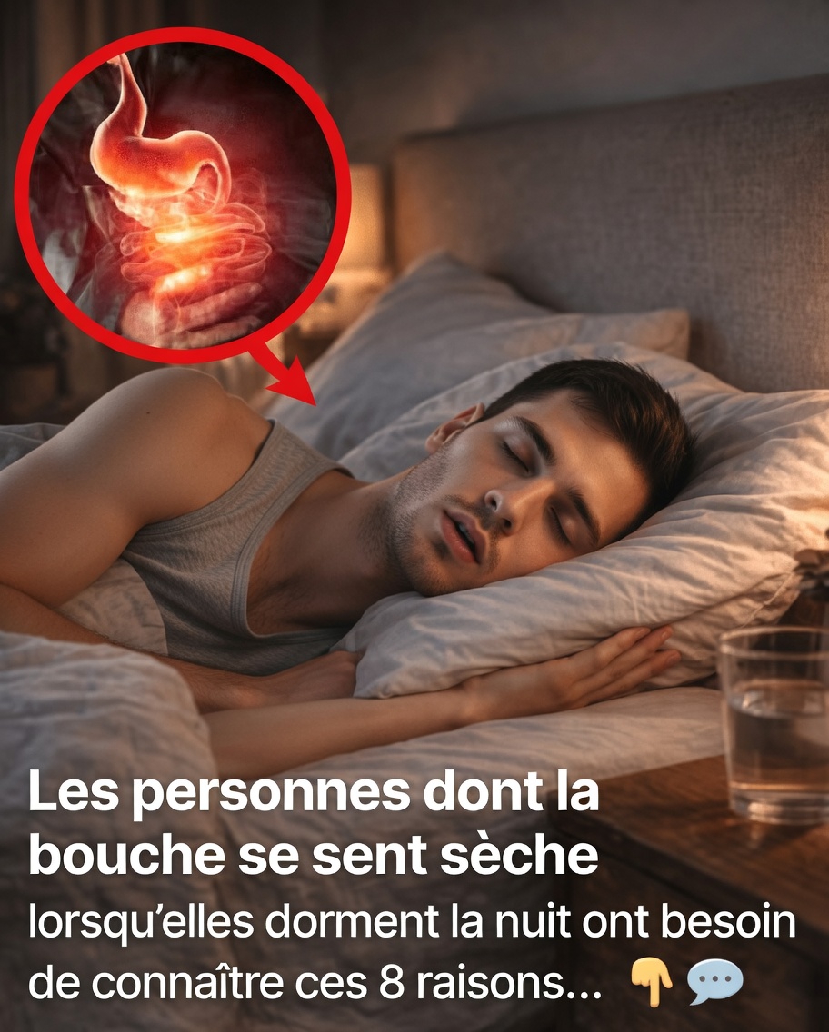 Pourquoi votre bouche est sèche la nuit : 8 raisons fréquentes et des gestes simples pour vous sentir mieux