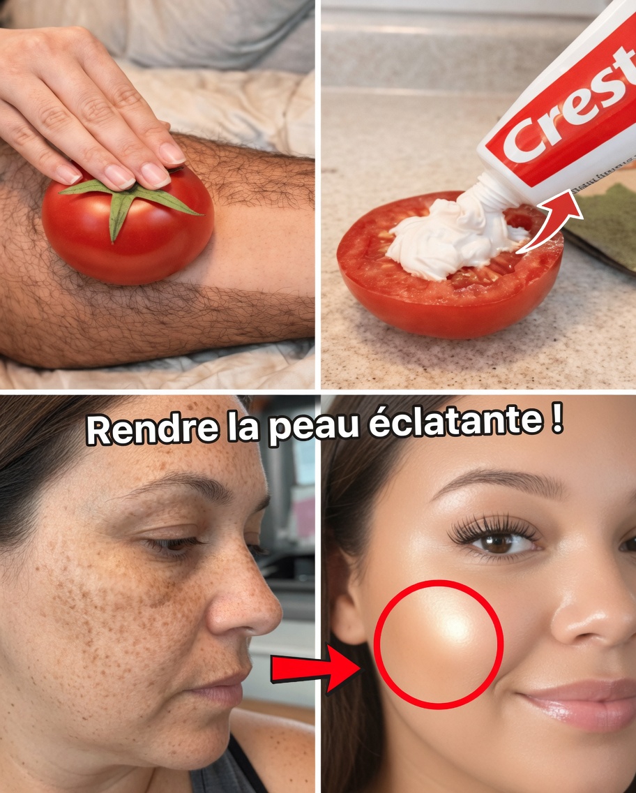 Découvrez le masque viral au dentifrice et à la tomate que beaucoup essaient pour donner l’apparence de pores plus resserrés, de taches brunes estompées, d’une peau plus lumineuse et d’une réduction plus douce des poils du visage