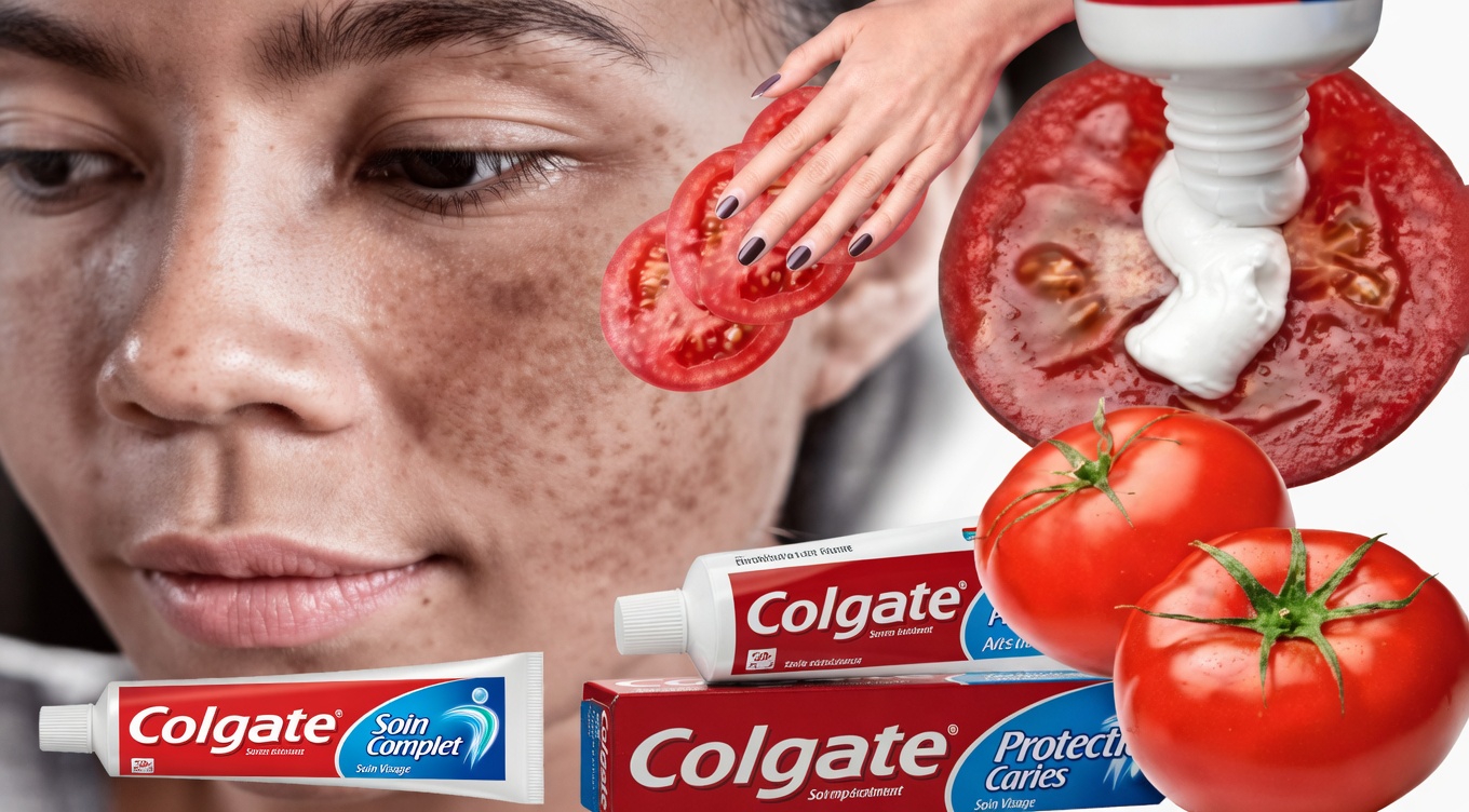 Découvrez le masque viral au dentifrice et à la tomate que beaucoup essaient pour donner l’apparence de pores plus resserrés, de taches brunes estompées, d’une peau plus lumineuse et d’une réduction plus douce des poils du visage