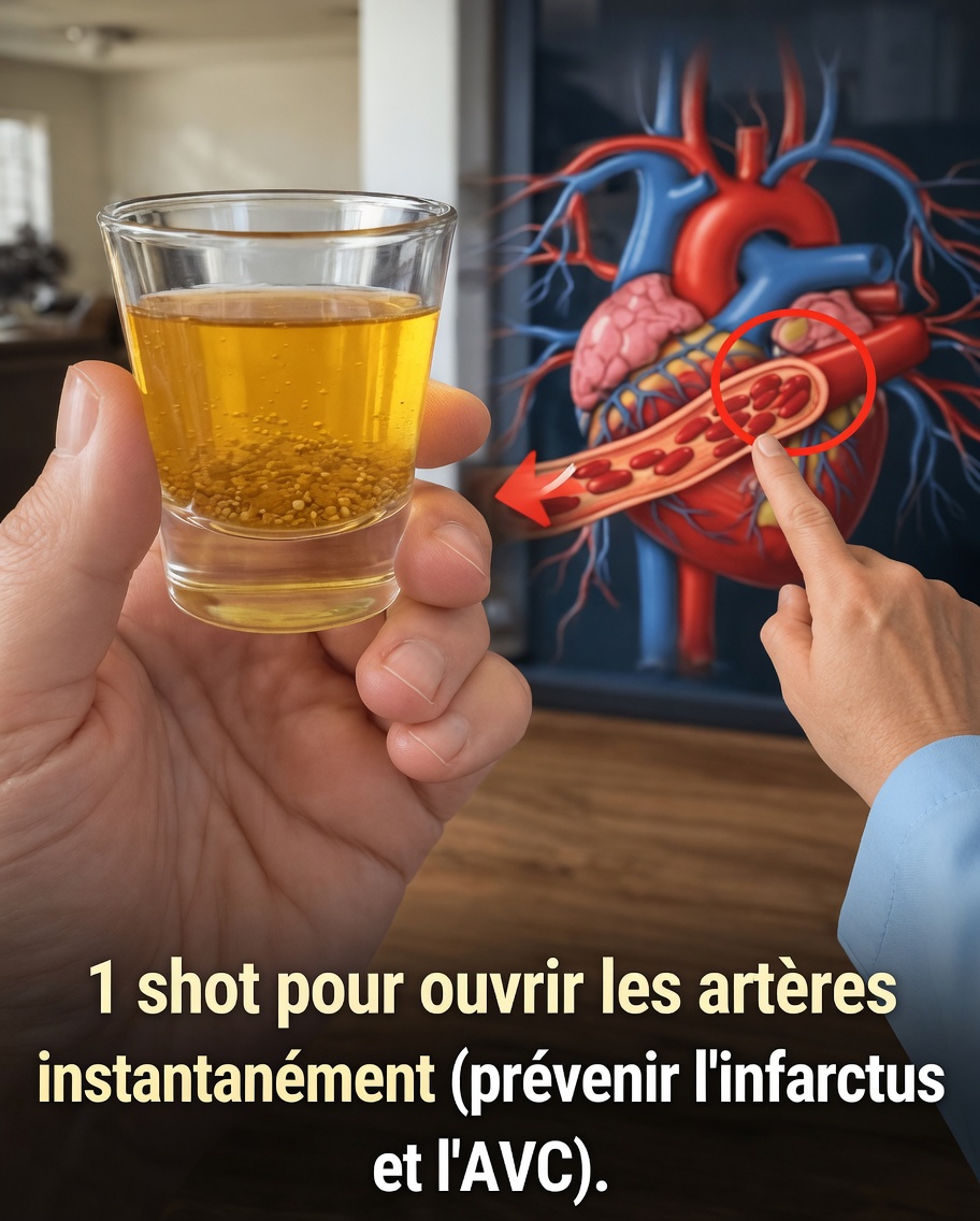 1 simple injection aide instantanément les artères, prévenant la crise cardiaque et l’AVC