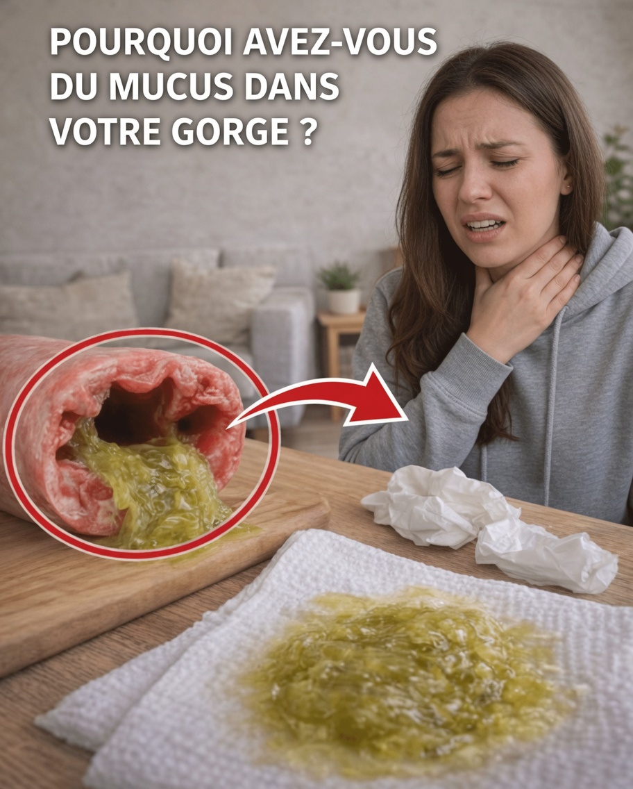 Glaires constantes dans la gorge ? Cette habitude cachée qui les aggrave sans que vous le sachiez