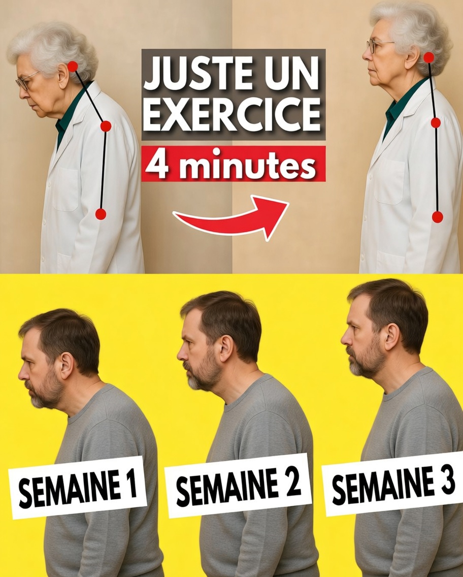 Comment aider à améliorer la posture de la tête vers l’avant après 60 ans en seulement 4 minutes grâce à une routine douce