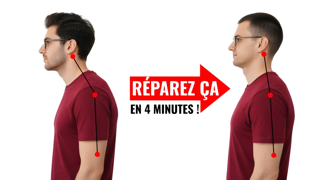 Comment aider à améliorer la posture de la tête vers l’avant après 60 ans en seulement 4 minutes grâce à une routine douce
