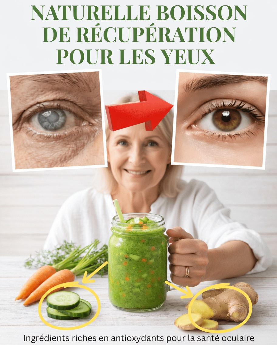 La boisson qui favorise naturellement une vision plus nette : comment le jus de carotte, de concombre et de gingembre peut aider vos yeux à rester sains et éclatants