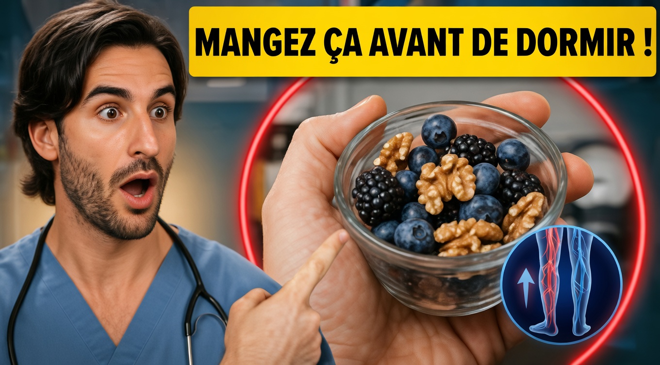 Seniors : que manger avant de dormir pour favoriser une bonne circulation sanguine dans les jambes et les pieds en seulement 24 heures