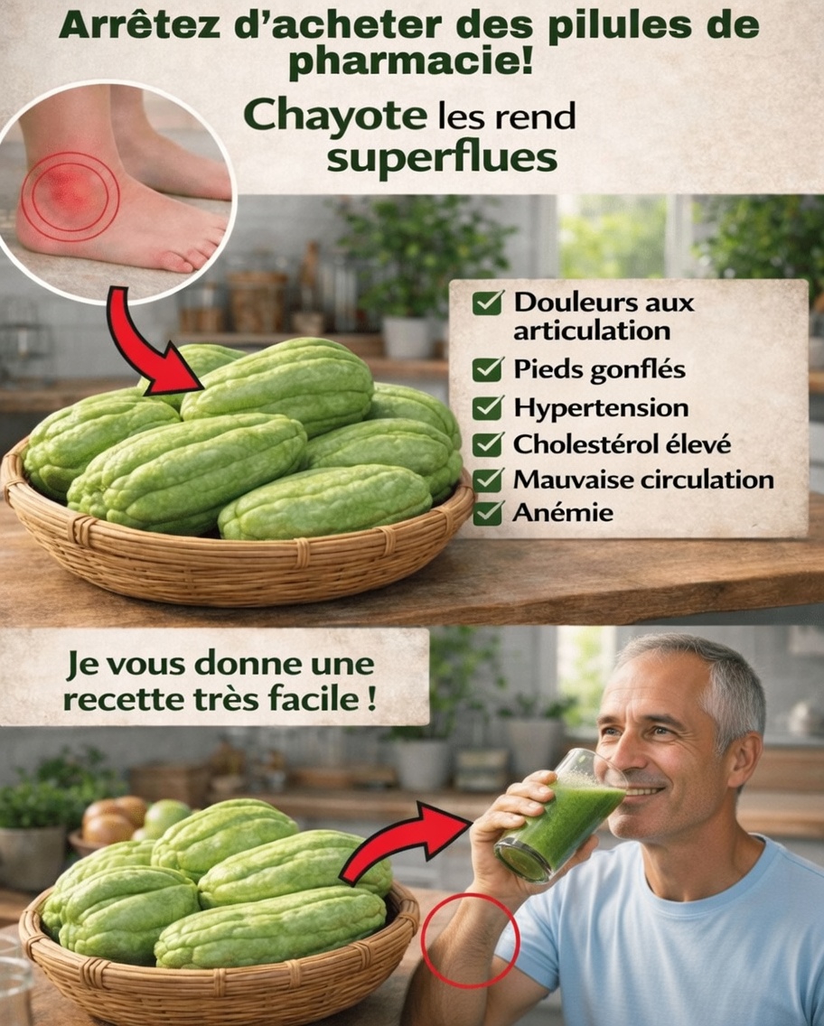 Chayote : une manière naturelle de favoriser le confort des genoux, la santé cardiaque et le bien-être général