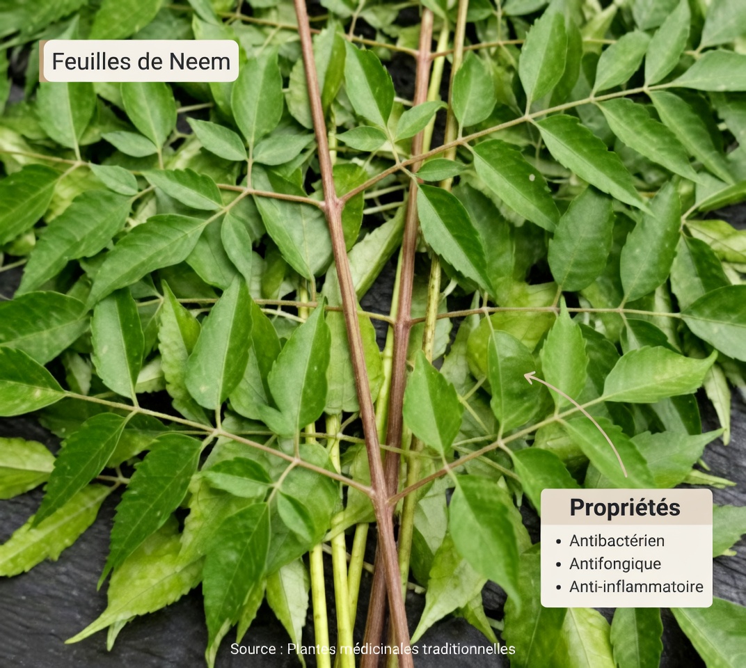 Feuilles de neem pour une meilleure santé : bienfaits, utilisations pratiques et façons sûres de les intégrer naturellement