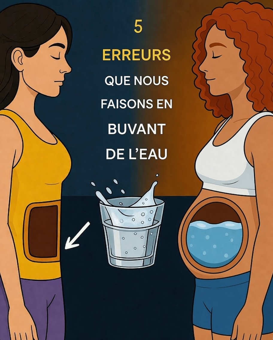 Découvrez les 5 erreurs courantes que nous commettons en buvant de l’eau et qui affectent votre bien-être quotidien