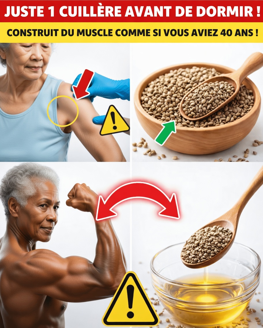 Développez vos muscles après 70 ans : CETTE GRAINE fonctionne mieux que les œufs ! 6 puissants aliments prouvés