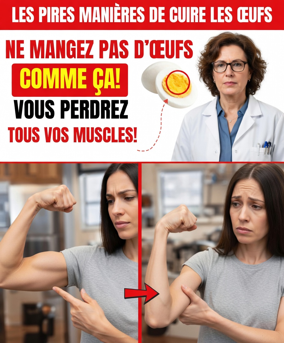 Les 3 meilleures et les 3 pires façons de cuire des œufs pour reconstruire les muscles après 60 ans