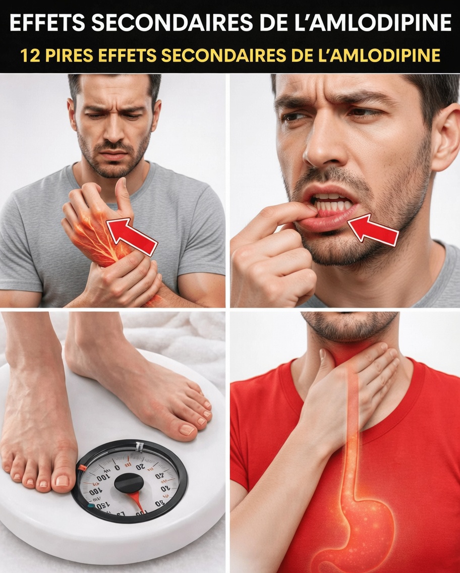 12 effets secondaires de l’amlodipine que vous devriez connaître (et quand en parler à votre médecin)