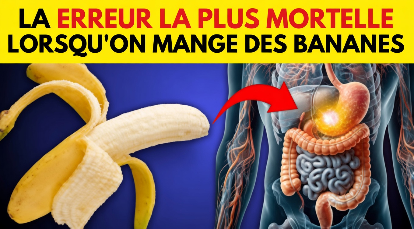 8 graves erreurs que vous commettez en mangeant des bananes et qui pourraient nuire à votre santé