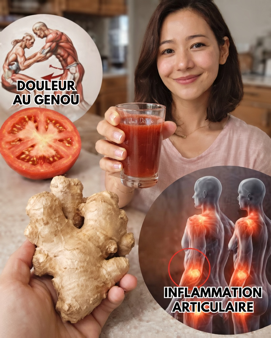 Tonique énergétique 100 % naturel : restez fort pendant 8 heures d’affilée grâce à ce boost au gingembre et à la tomate