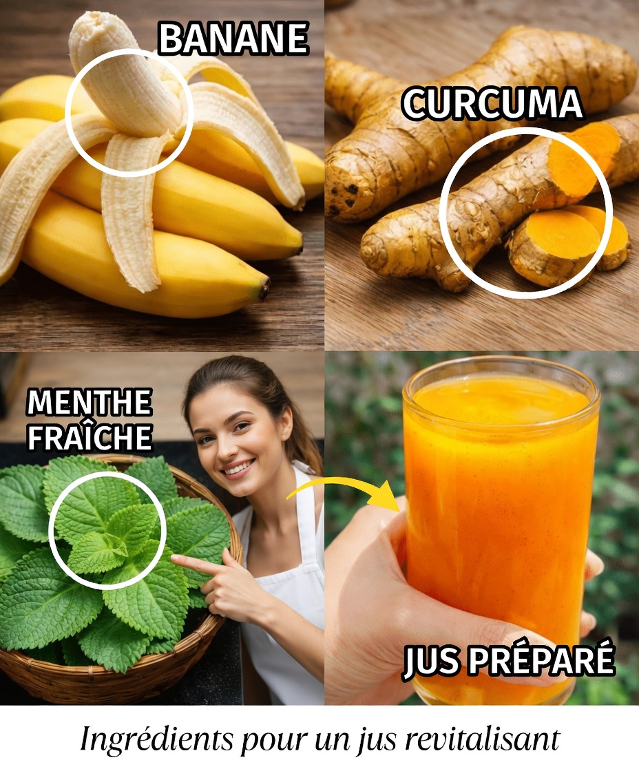 Guérison naturelle à 60 ans : la boisson à la peau de banane, au pouliot et au curcuma qui a changé ma vie