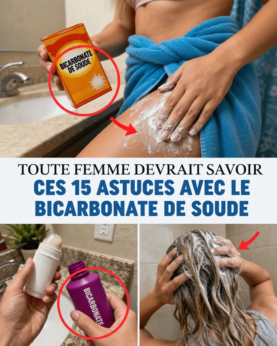 15 astuces géniales au bicarbonate de soude que chaque femme devrait connaître pour rafraîchir naturellement sa routine quotidienne