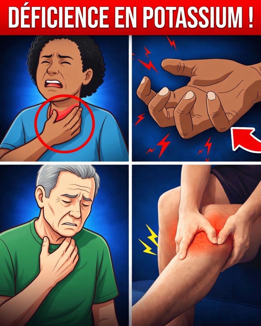 Vous manquez de potassium si vous présentez CES 11 signes d’alerte – (Hypokaliémie)