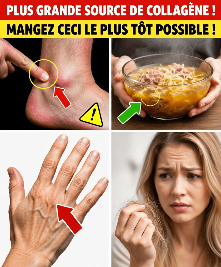 ADIEU les gonflements ! 8 aliments riches en collagène que vous DEVEZ manger pour vos JAMBES et vos ARTICULATIONS | Conseils de santé pour les seniors