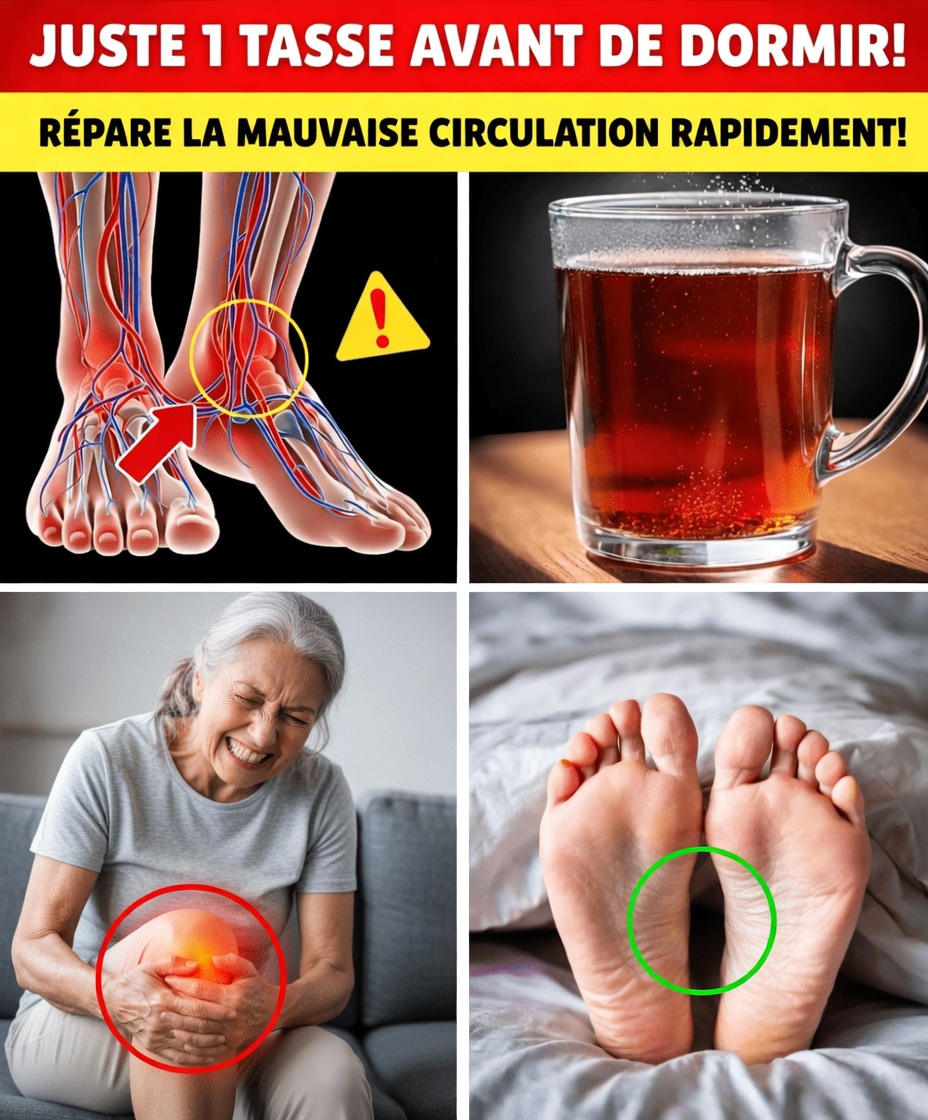 Plus de 60 ans ? Buvez CECI pour augmenter rapidement la circulation sanguine dans les jambes | Conseils de santé pour les seniors