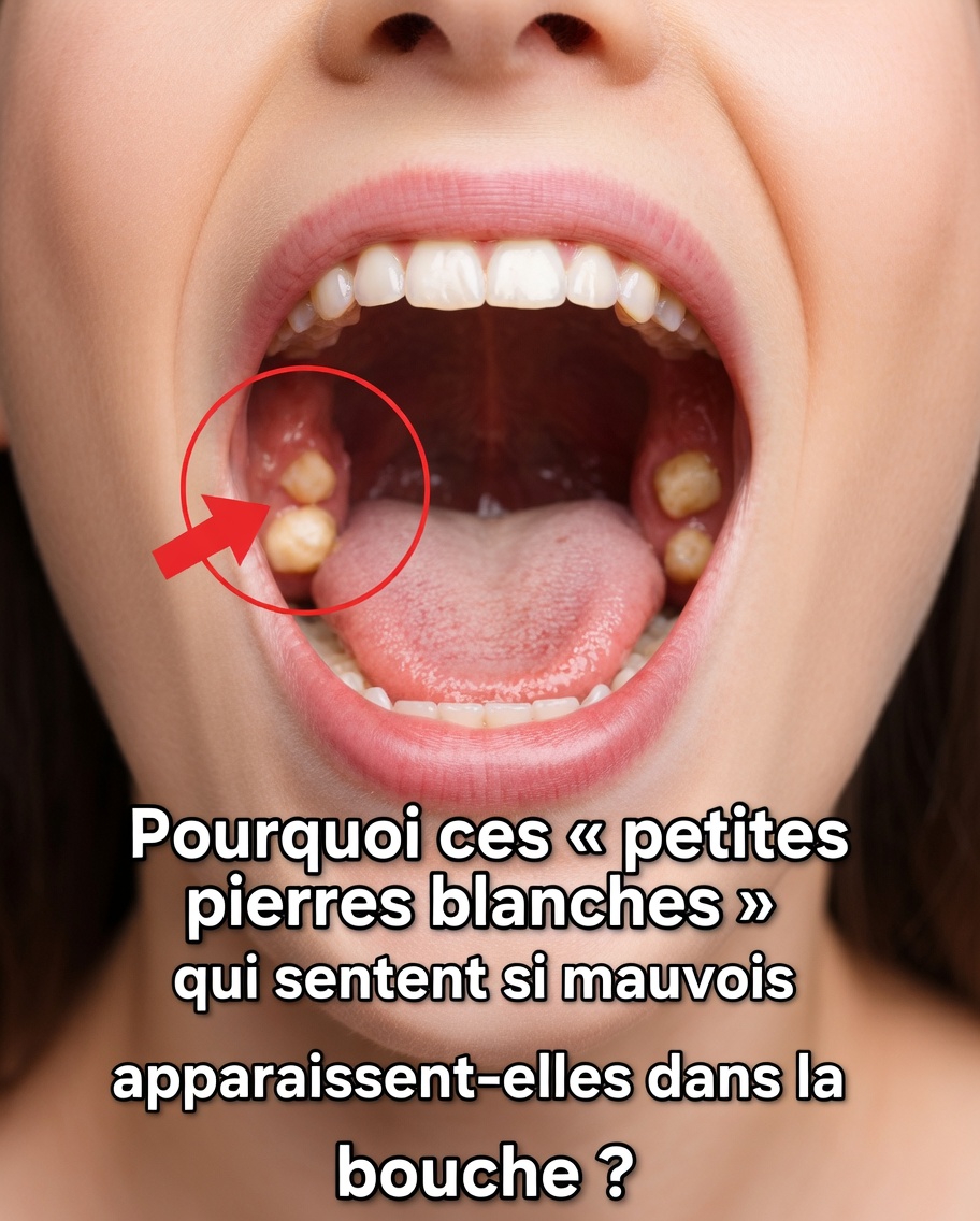 Que sont ces pierres blanches dans votre gorge qui provoquent une mauvaise haleine et de l’inconfort ?