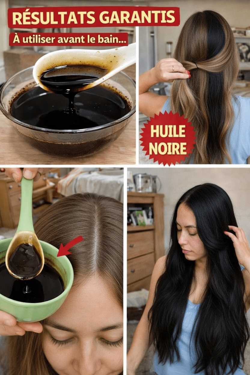 Le secret de 30 minutes : comment obtenir naturellement à la maison des cheveux noir de jais permanents — garanti