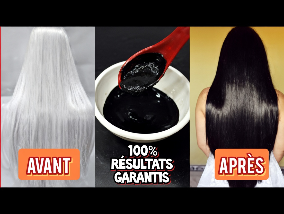 Le secret de 30 minutes : comment obtenir naturellement à la maison des cheveux noir de jais permanents — garanti