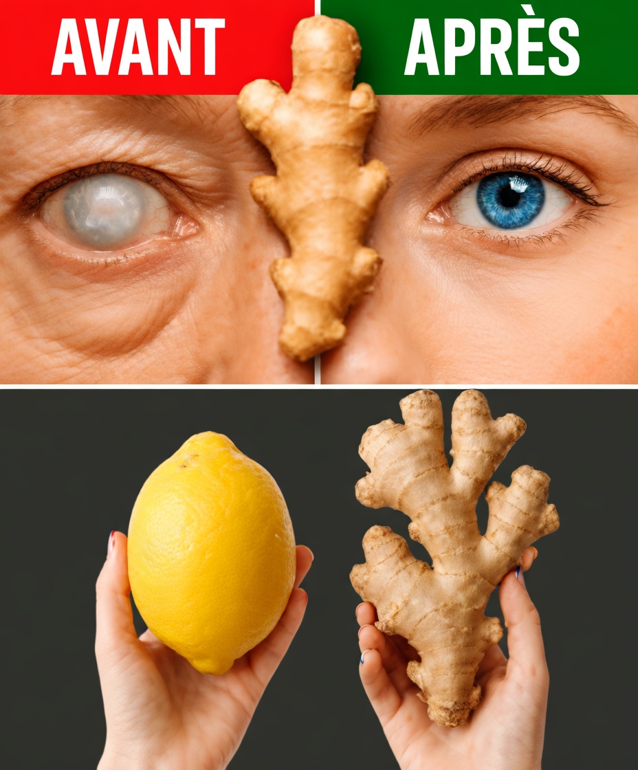 La boisson ancestrale au citron et au gingembre qui favorise une vision plus claire et plus nette avec l’âge