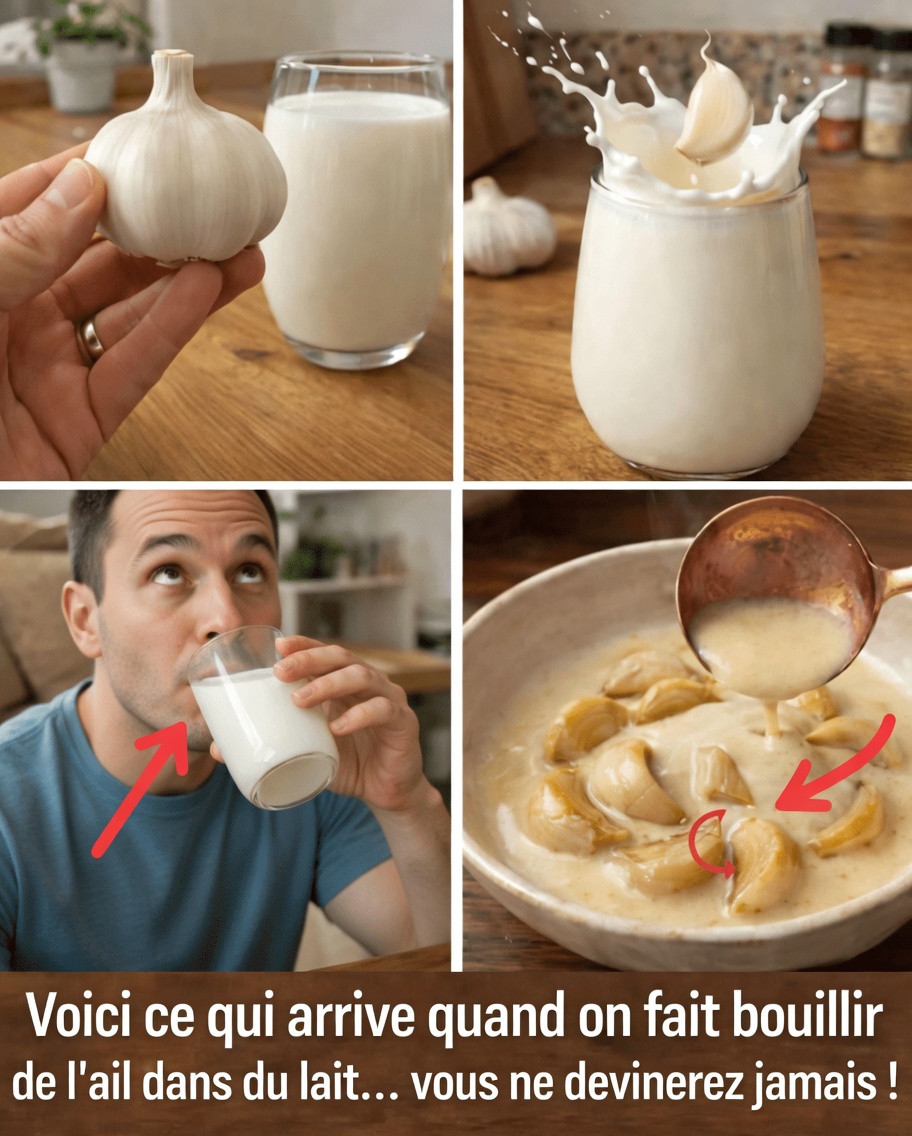 Boire de l’ail bouilli dans du lait est-il une habitude bénéfique ou un risque à connaître ?