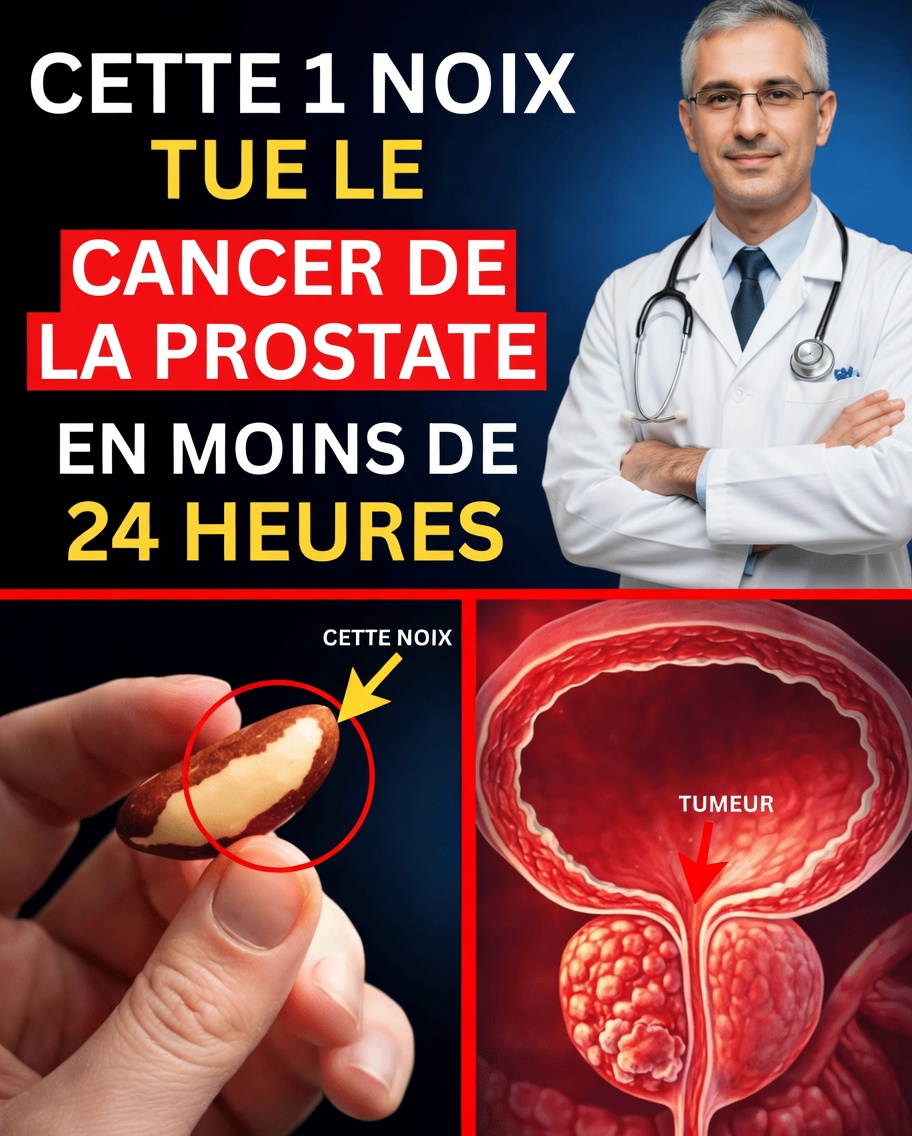 Une seule noix réduit l’augmentation du volume de votre prostate