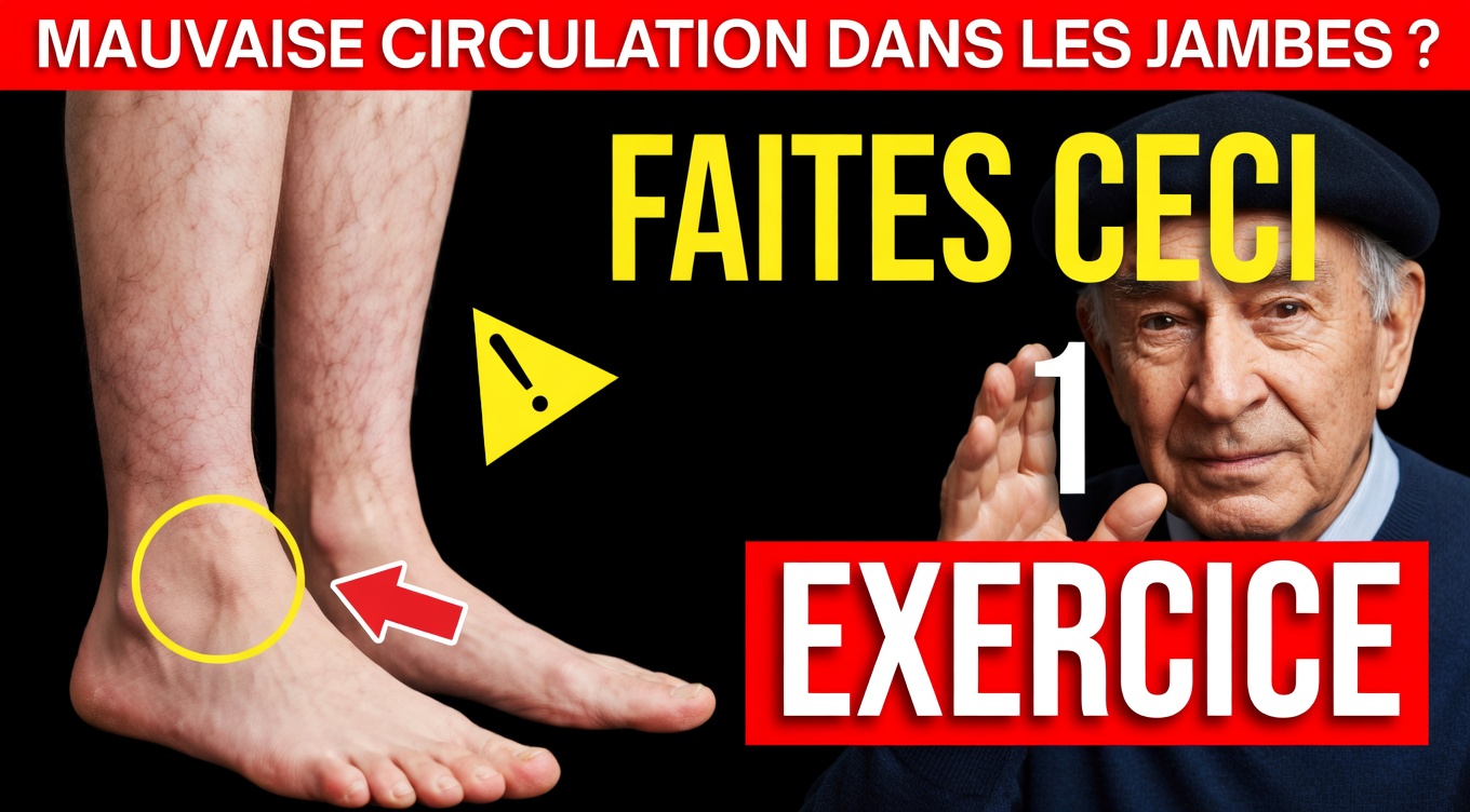 Un chirurgien RÉVÈLE : Faites CET exercice contre une mauvaise circulation des jambes après 60 ans