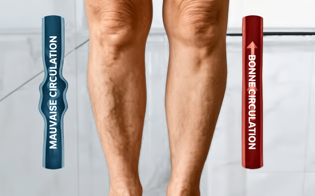 Mauvaise circulation dans les jambes ? Faites ce test de 30 secondes + 3 exercices rapides correctifs après 60 ans