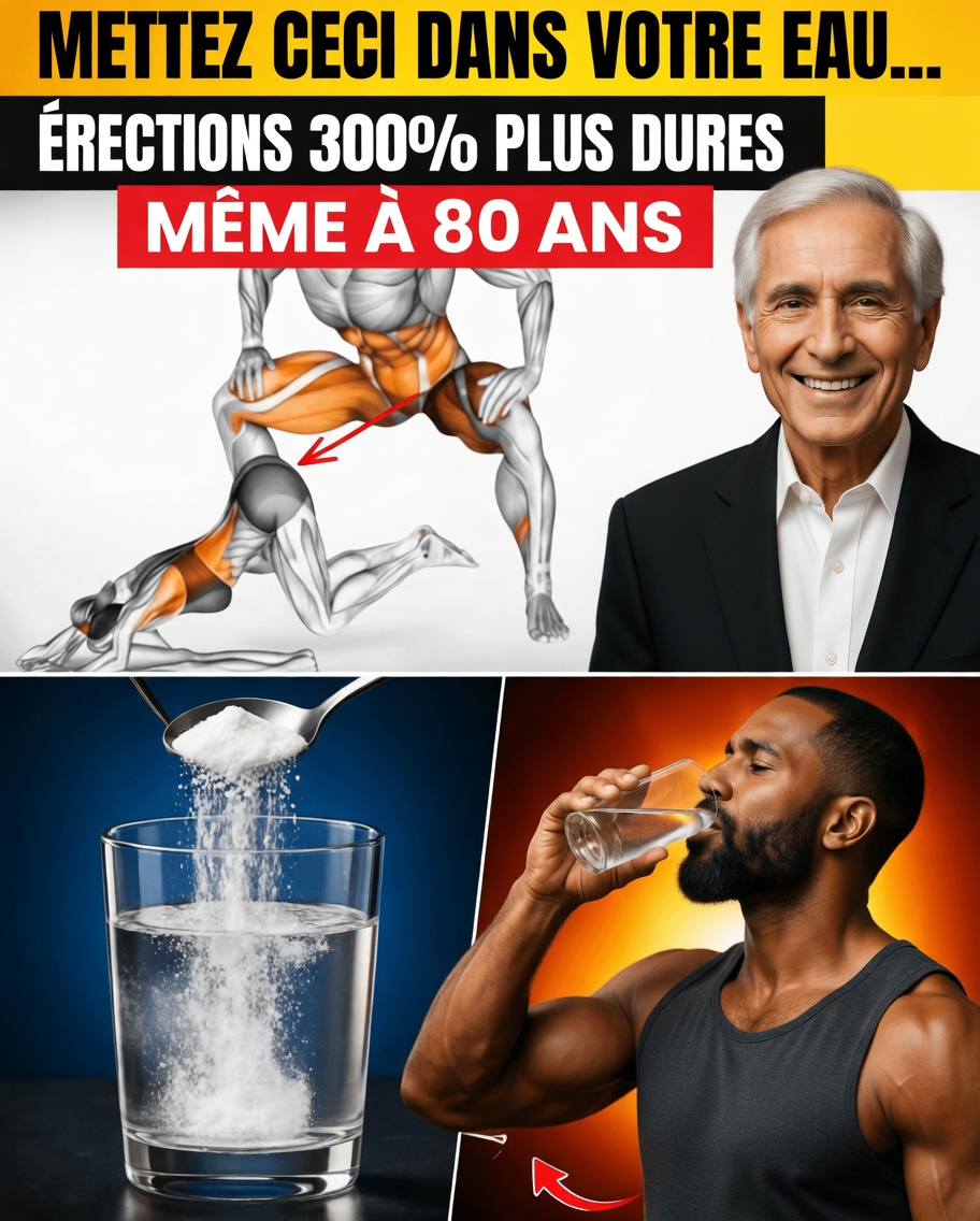 Hommes de plus de 50 ans : ARRÊTEZ de boire de l’eau plate ! Ajoutez CECI pour un maximum d’oxyde nitrique et une circulation ultra-performante !