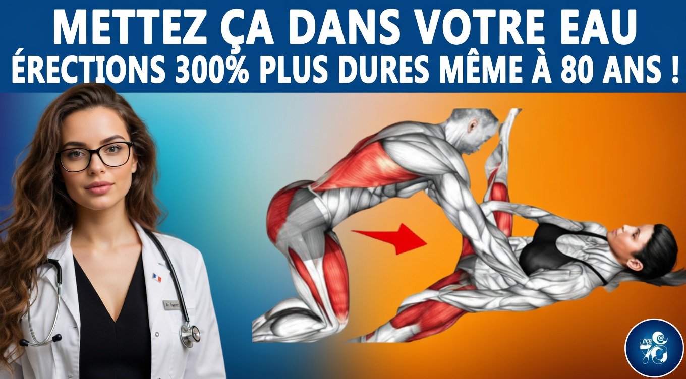 Hommes de plus de 50 ans : ARRÊTEZ de boire de l’eau plate ! Ajoutez CECI pour un maximum d’oxyde nitrique et une circulation ultra-performante !