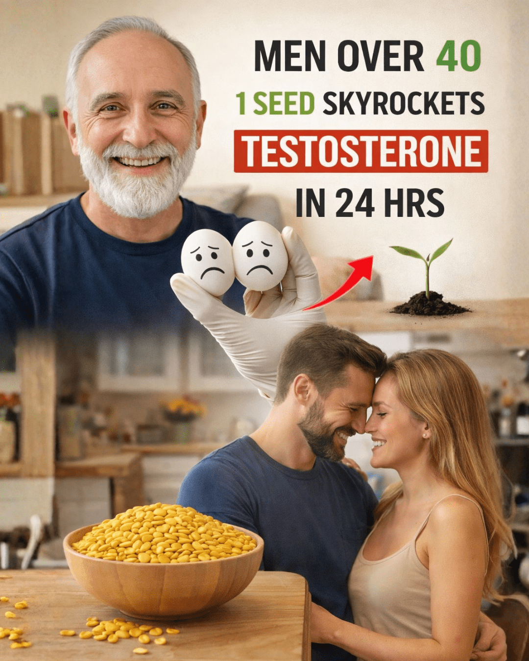 Hommes de plus de 40 ans ? Cette graine puissante ramène votre taux de testostérone à celui de vos 20 ans