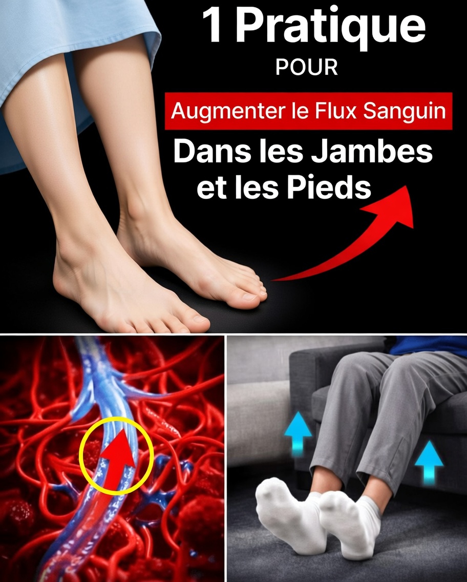 1 pratique simple pour augmenter la circulation sanguine dans les jambes et les pieds pour des pas quotidiens plus légers