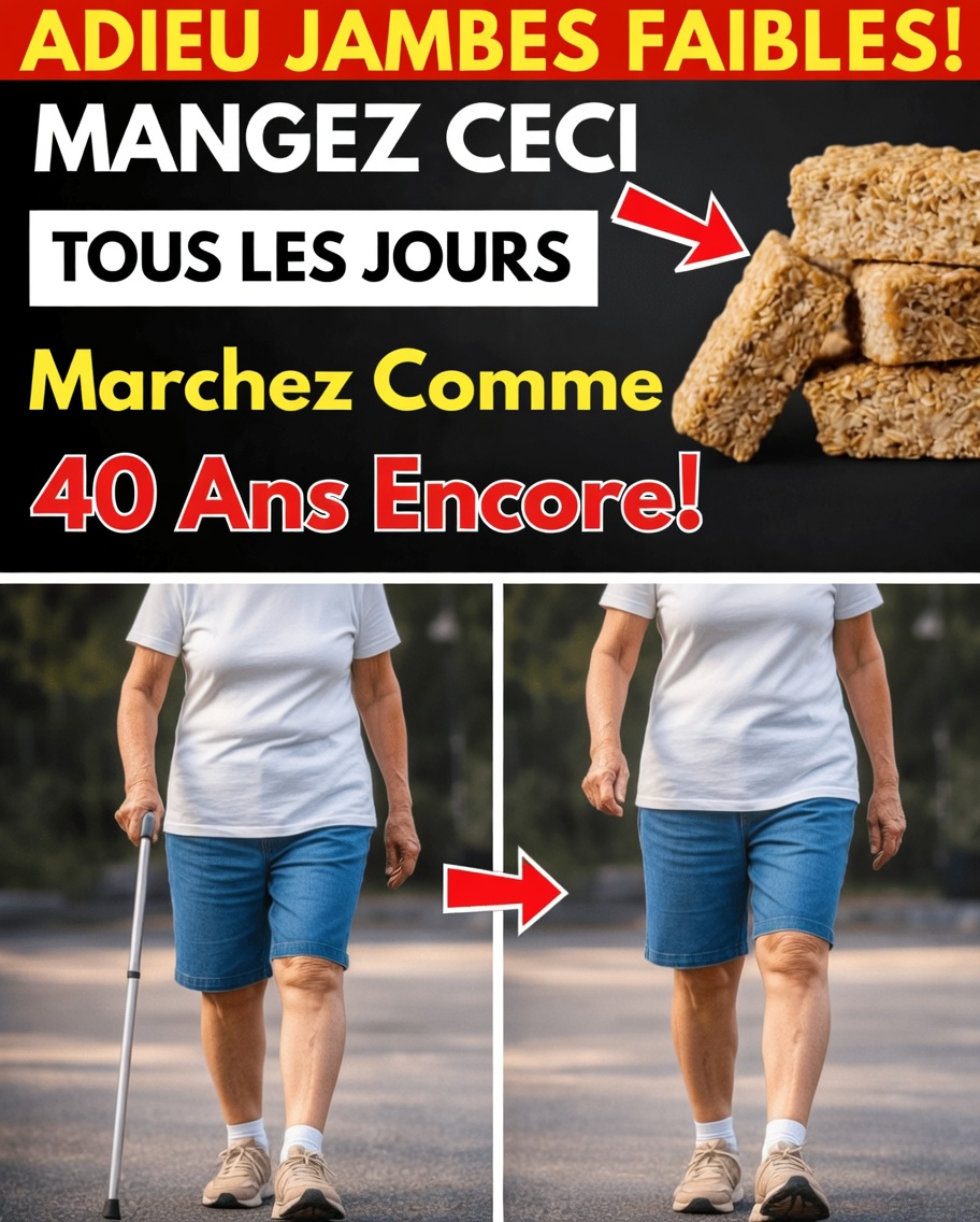 Seniors : vous voulez des jambes PLUS FORTES même à 90 ans ? Mangez CECI tous les jours