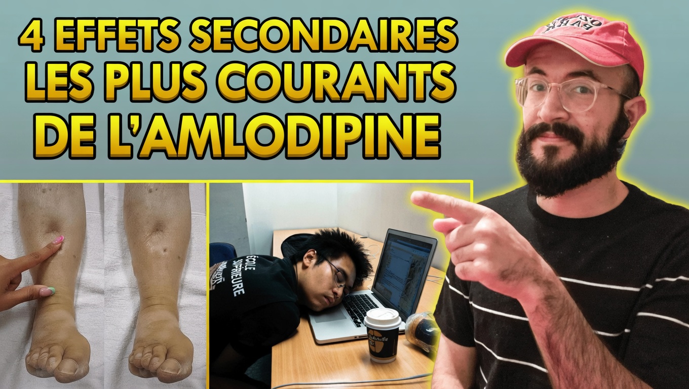 Les 12 effets secondaires les plus courants de l’amlodipine et pourquoi ils touchent tant de personnes