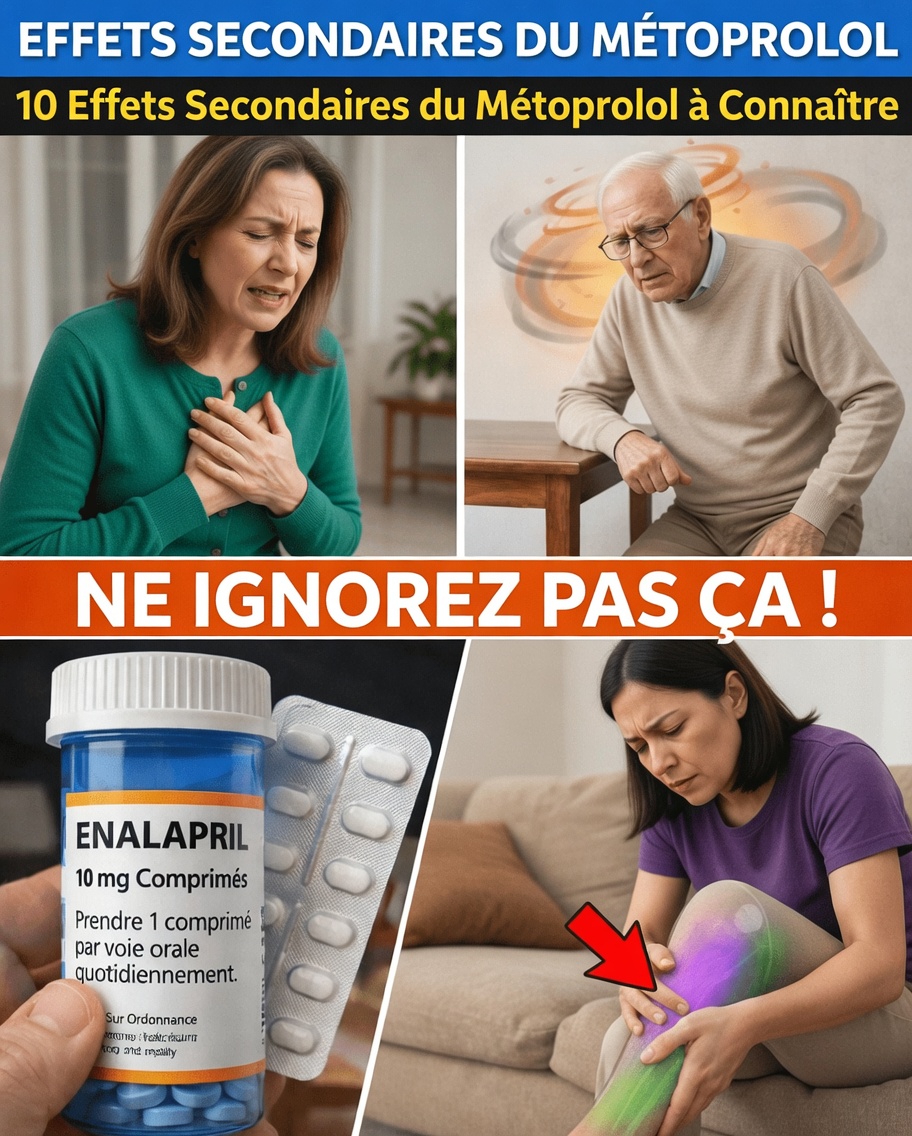 10 effets secondaires potentiels du métoprolol souvent négligés dans les conversations quotidiennes