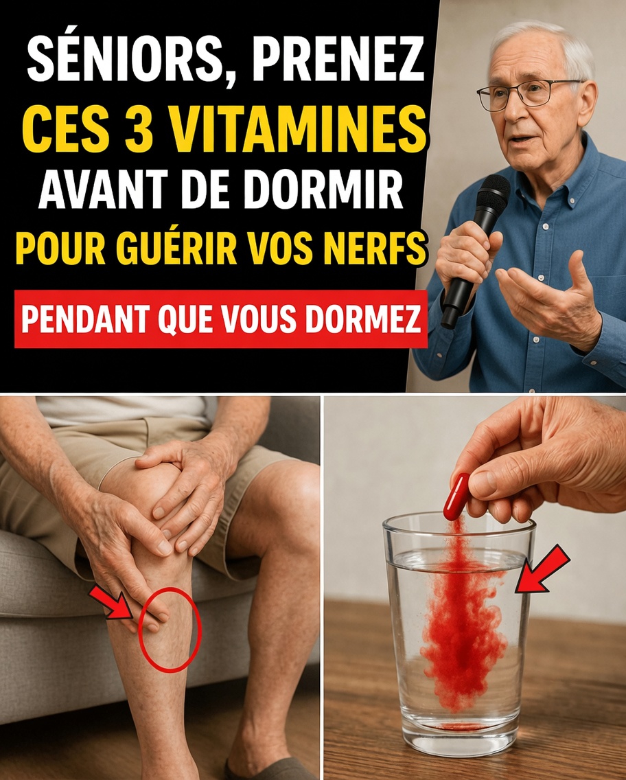 3 vitamines à prendre au coucher qui donnent aux seniors des jambes plus fortes et plus stables du jour au lendemain (même si vous avez « tout essayé »)