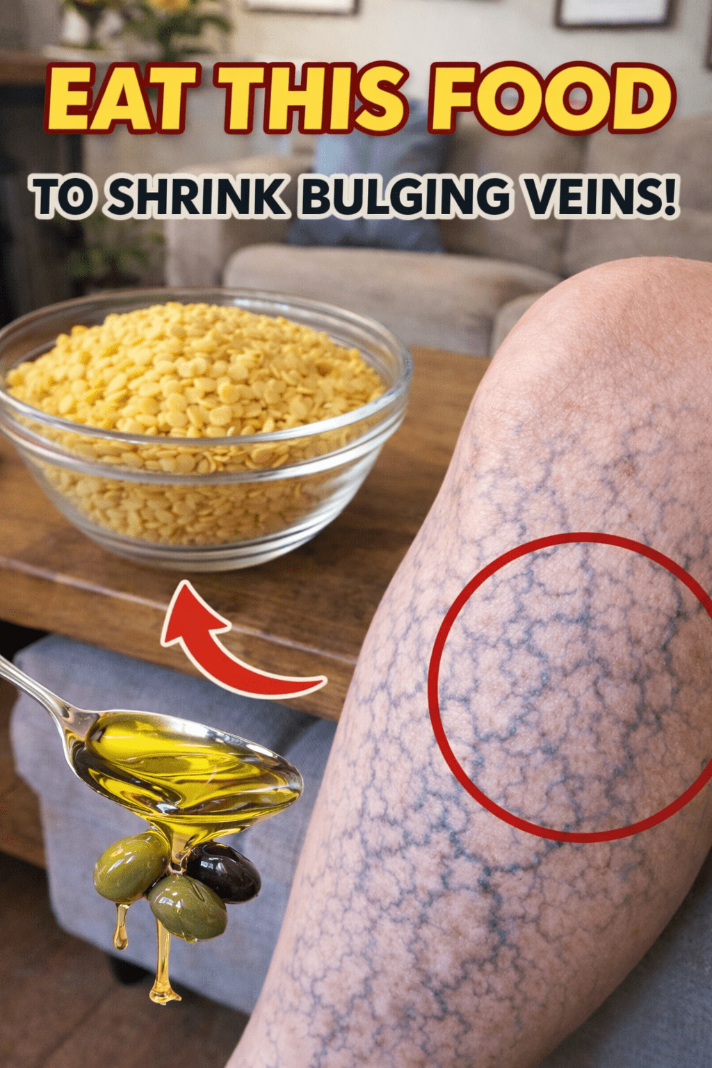 Varices après 60 ans : une habitude quotidienne simple à base d’huile d’olive pour aider naturellement à avoir des jambes à l’apparence plus saine