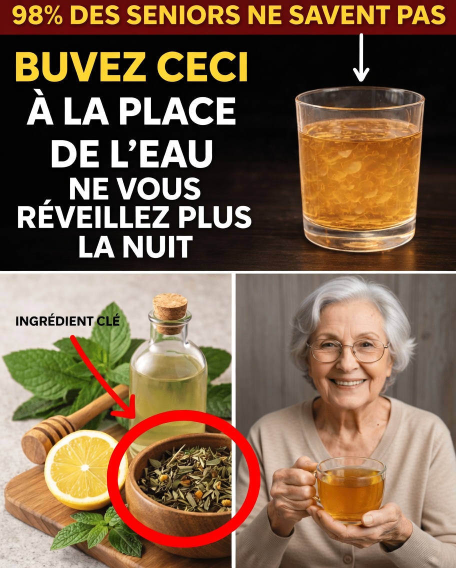 Vous vous réveillez à 2 h du matin chaque nuit après 60 ans ? Sirotez cette boisson du soir pour un sommeil plus profond