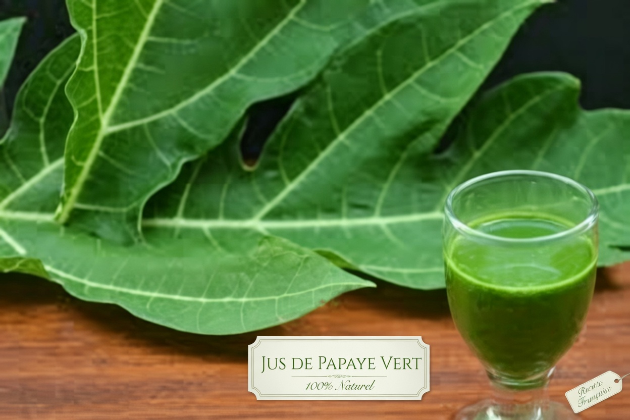 Boisson à la feuille de papaye : un remède naturel que beaucoup de gens utilisent pour favoriser le bien-être général