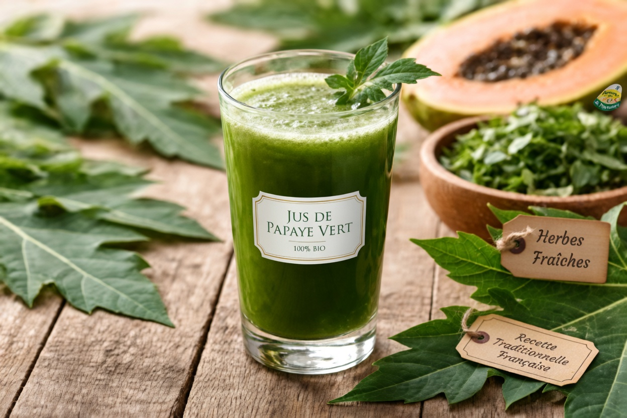 Boisson à la feuille de papaye : un remède naturel que beaucoup de gens utilisent pour favoriser le bien-être général