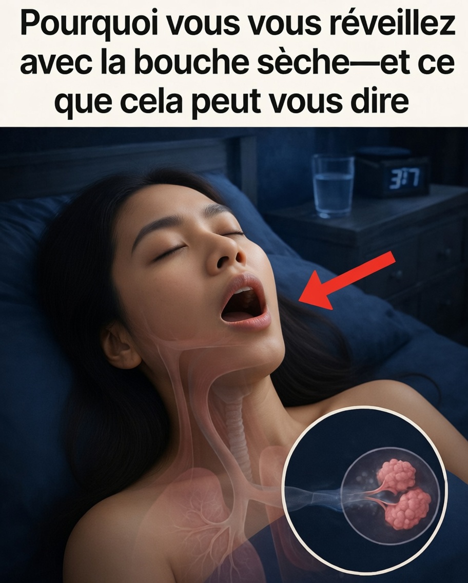 Pourquoi vous vous réveillez toujours avec la bouche sèche — et ce que cela pourrait vous indiquer