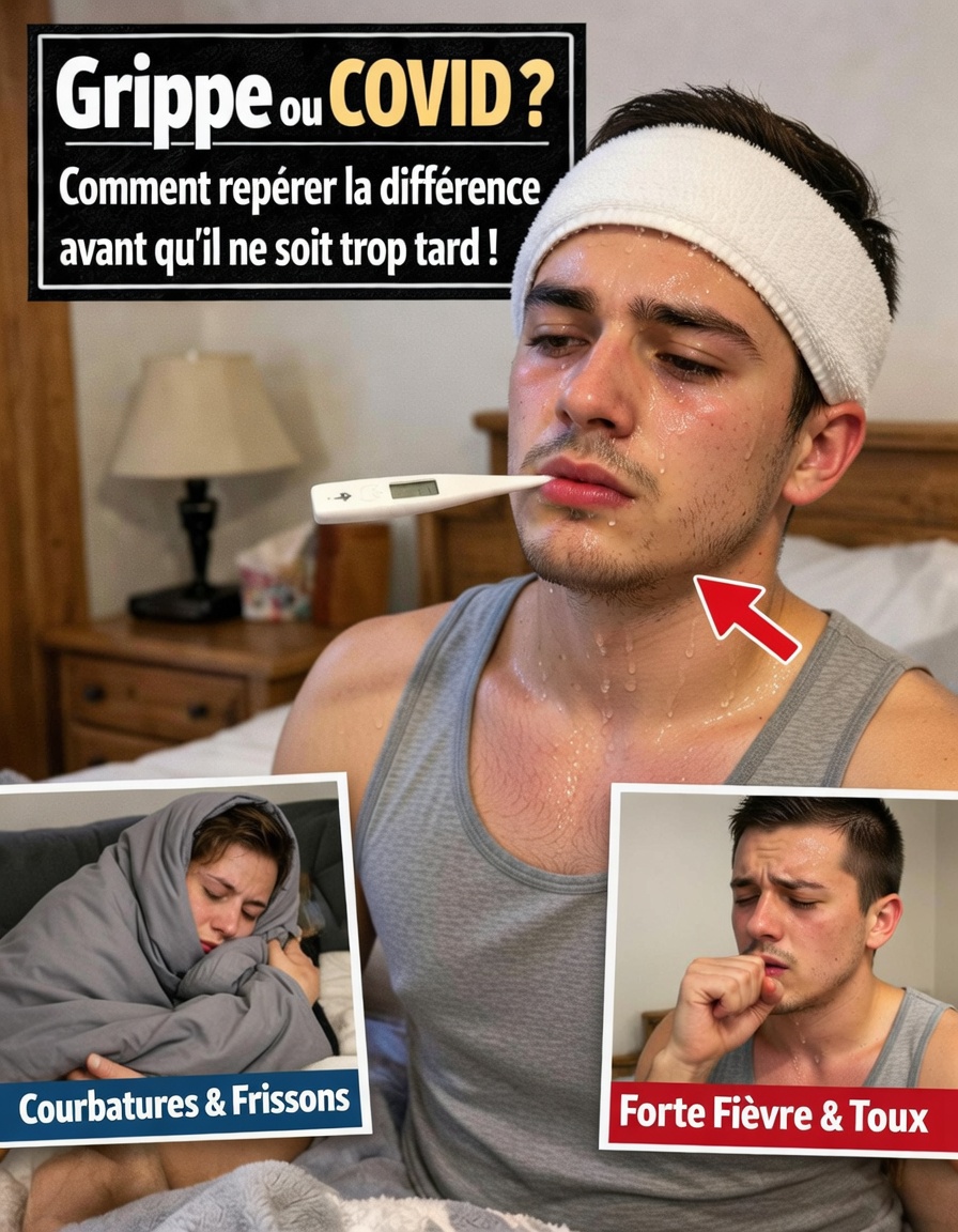Comment faire la différence entre les symptômes de la grippe et de la COVID-19 : un guide simple pour les préoccupations du quotidien