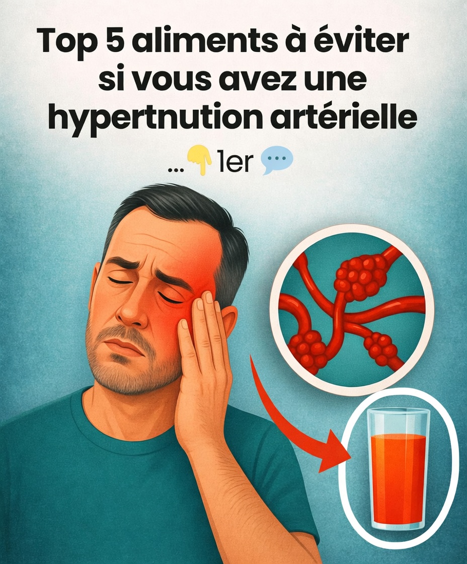 Top 5 des aliments à éviter si vous souffrez d'hypertension artérielle