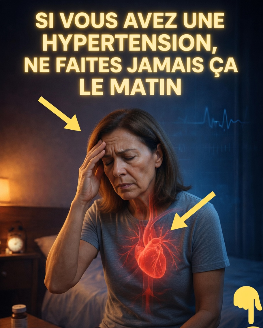 Si vous avez de l’hypertension, ne faites JAMAIS ceci le matin