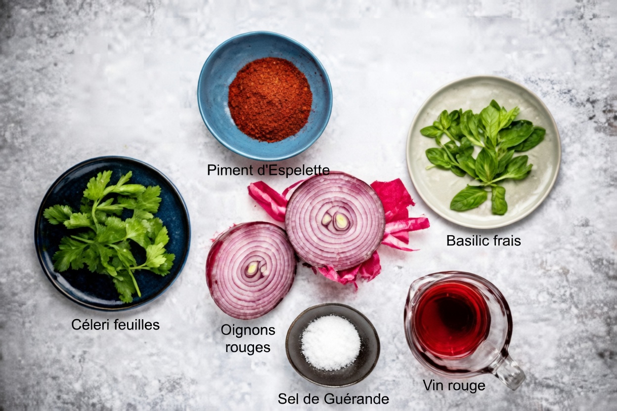 Poêlée méditerranéenne d’oignon rouge et de haricots noirs