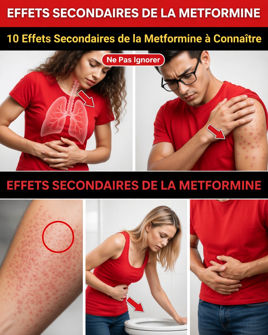 10 effets secondaires de la metformine que peu de patients s’attendent à remarquer après des années d’utilisation quotidienne