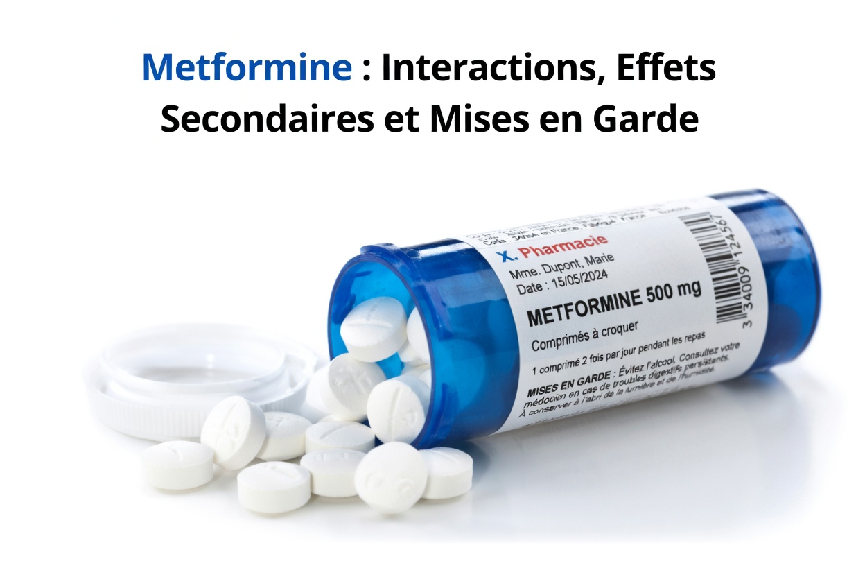 10 effets secondaires inattendus de la metformine que peu de patients s’attendent à remarquer après un usage à long terme